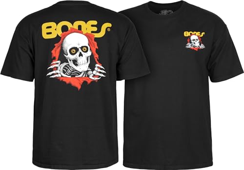 Powell Peralta Ripper T-Shirt, Black, Large