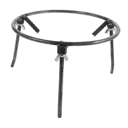 HONMEET Outdoor Cooking Tripod Stand Detachable Fire Stand for Camping BBQ Open Fire Cooking Support for Backyards Patios and Hiking Gear Quick Assembly Compact Design