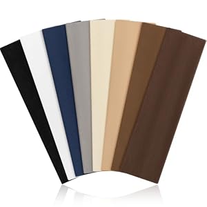 6cm Headbands for Women’s Hair 8 Pcs Black Elastic Sports Headband Sweat Hair bands Soft Anti-Slip Unisex Fashion Wide Accessories for Makeup Skincare Yoga Running Head bands