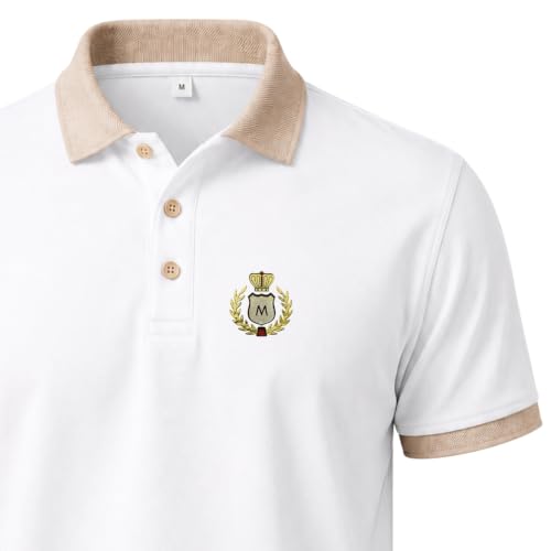 Generic Men's White Polo T-Shirt - Image 2