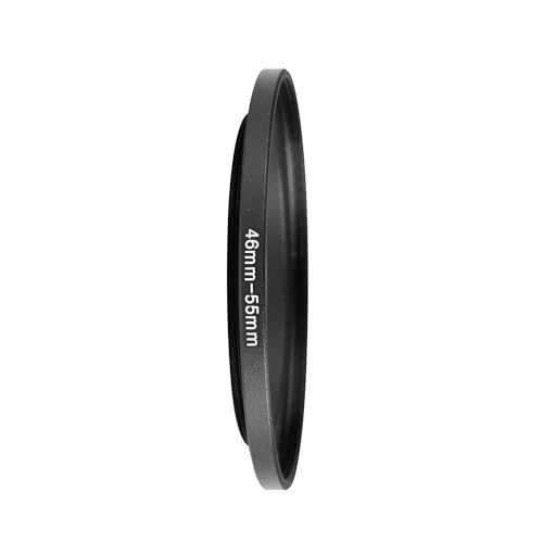 Image of 46-55mm Step-Up Ring Adapter, 46mm to 55mm Step Up Filter Ring for 46mm Lens Install 55mm ND CPL UV Camera Lens Filter(46mm-55mm)
