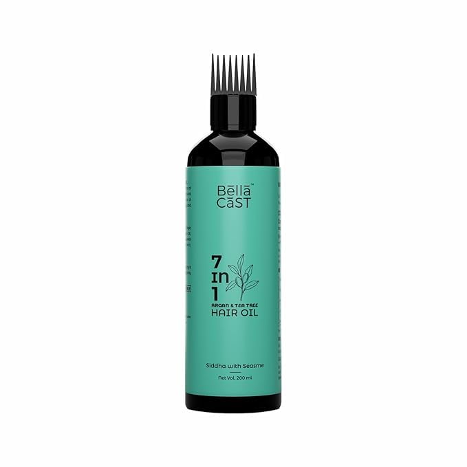 Buy Bella Cast 7 in 1 Hair Oil with Argan & Tea Tree, Premium