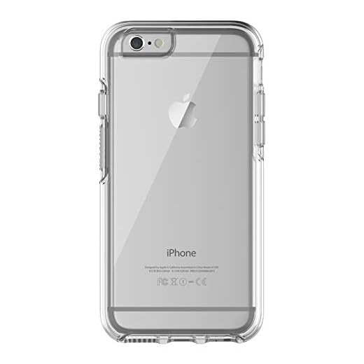 OtterBox Symmetry Series Slim Case for iPhone 6s & iPhone 6 (NOT Plus) - Non-Retail Packaging -Clear Crystal
