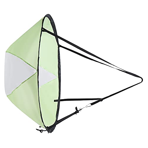 VALINK Kayak Sails, Durable Kayak Boat Wind Sail Canoe Paddle Board Sail With Clear Window, Easy...