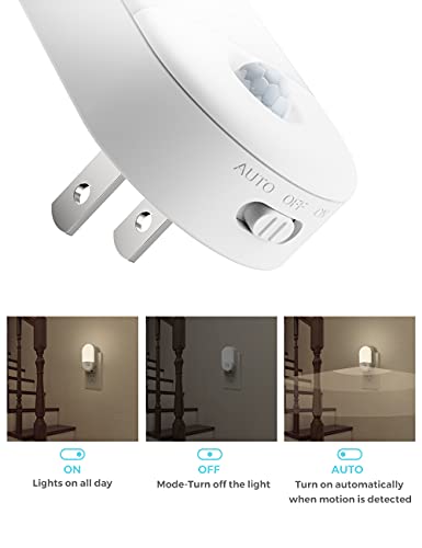 Image of L LOHAS LED Motion Sensor Night Light, Bright Night Lights Plug into Wall