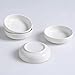Auanlay Ceramic Dipping Bowls Set of 6, Soy Sauce Dish, 3 Oz Dip Bowls, Mini Pinch Bowls, Sauce Cups, Small Serving Bowls for Side Dishes, Condiment, Sushi, Appetizer, Seasoning, White