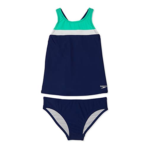 Image of Speedo Girls Swimsuit Two Piece Tankini Thick StrapTankini Set