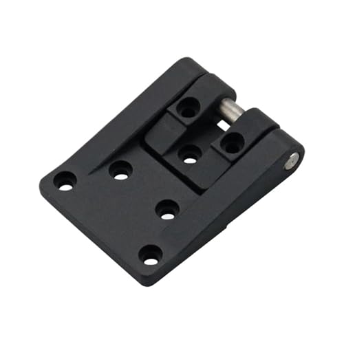 Zinc Alloy Black Hinge Distribution Box Industrial Electrical Cabinet Door Rotating Hinge Hardware 1Pcs