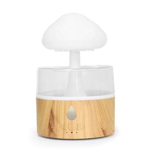 Difusor de Aceites Esenciales y Humidificador 260ml Madera miniatura 1