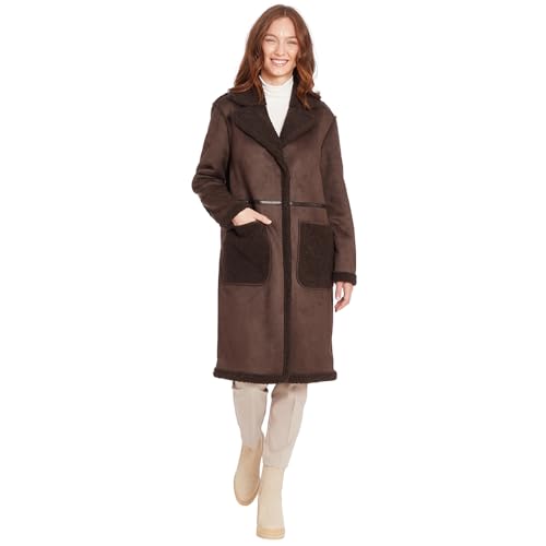 Frye Women's Faux Shearling Maxi Coat