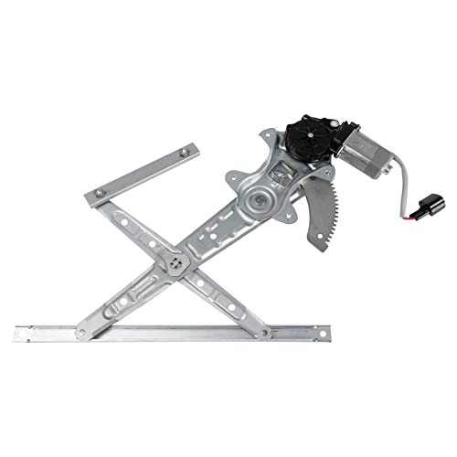Image of TRQ Rear Passenger Side Power Window Motor and Regulator Assembly Compatible with 2014-2020 Nissan Rogue 2013-2019 Sentra