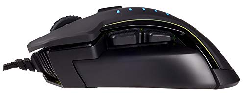 Image of Corsair Glaive - RGB Gaming Mouse - Comfortable & Ergonomic - Interchangeable Grips - 16000 DPI Optical Sensor - Aluminum