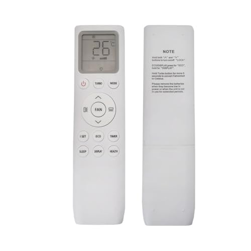 IOOIQQ GYKQ-53 - Mando a distancia para TCL TAC24CSAITPG11.S09F1S0T.S12F1S0T.S18F1S0T.S24F1S0T.S09P5S0.S12P5S0.S18P5S0.S24P5S0.S24P5S0. Aire Acondicionado