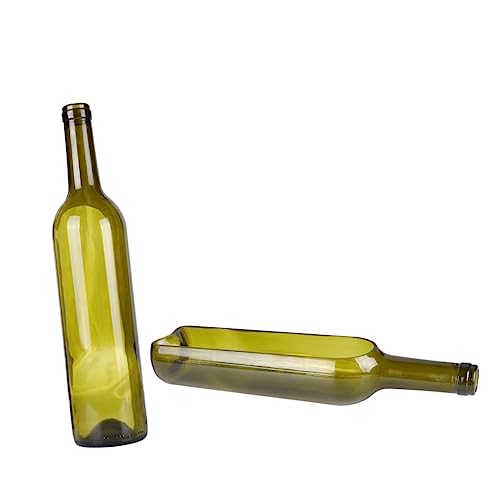 Garneck 2pcs Decorative Glass Candle Holders from Recycled W