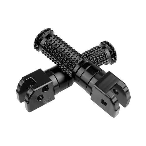 GTGJFJKW Estriberas para Motocicleta para Ducati para Scrambler 1100 2018-2024 para Hypermotard 796 698 Mono 950 2010-2025 Reposapiés Trasero Reposapiés Soporte Reposapiés(Negro)