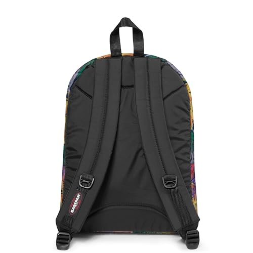 Image of EASTPAK Pinnacle - 38L Everyday Backpack with Dual Compartments, Organizer Front Pocket, Padded Back Panel & Shoulder Straps, Brize Retro Navy