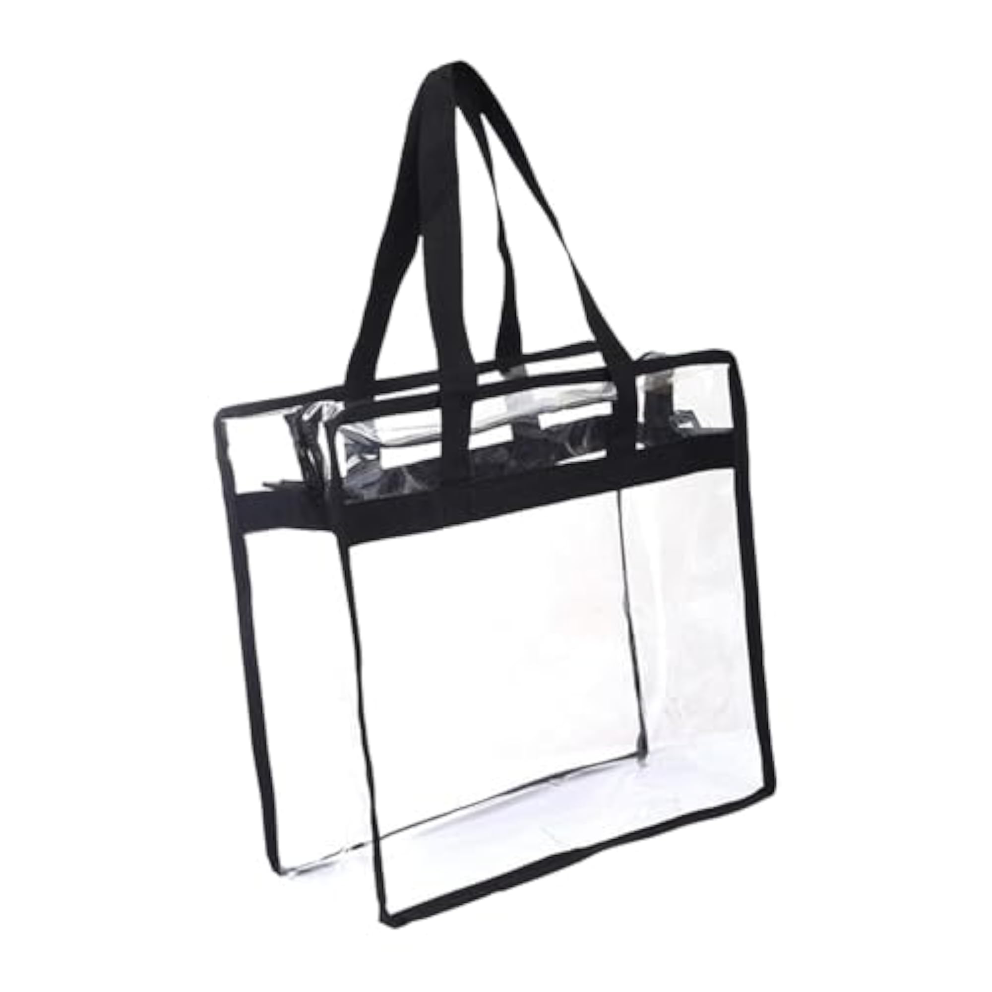 Clear Cosmetic Makeup Bag for Commuting, Black