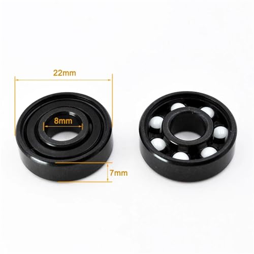 Roulements à billes céramique 608 RS pour rénover les roues de vos rollers et skateboards