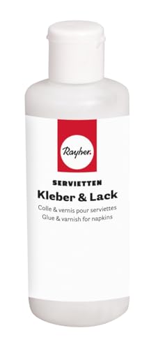 Rayher Pegamento para servilletas, botella 80ml, transparente, 35094000