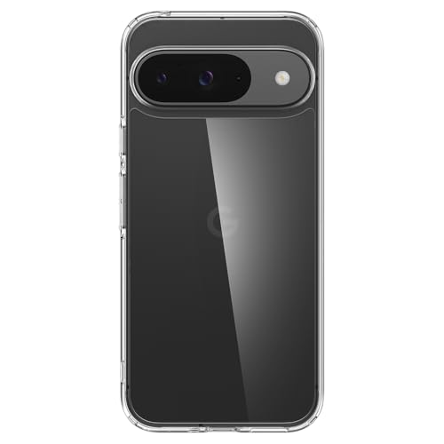 Spigen for Pixel 9/9 Pro Case, Ultra Hybrid (2024) [Anti-Yellowing] [Military-Grade Protection] - Clear | 2024, Anti-Yellowing