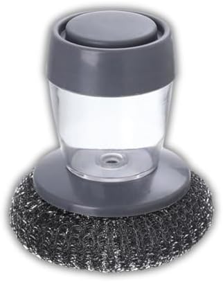 Escova De Aço com Dispenser de Detergente SteelPower – Limpeza Pr...