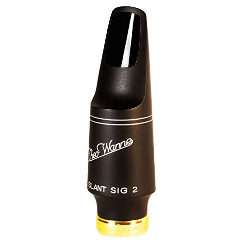 Theo Wanne SLANT SIG 2 Tenor Saxophone Mouthpiece - Roll-Over Baffle - Versatile - Great for All Styles Including Jazz – Vintage Otto Link Sound – Made of Hard Rubber