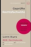  Lern-Kurs (digital) für Rechtsfachwirte ⚖️BGB: ✔️Online-Kurs + Workbook ✔️Zur Weiterbildung & Prüfungsvorbereitung ✔️Lern-Audios + Lern-Books ✔️Fach: ... (Lern-Kurse (digital) für Rechtsfachwirte)