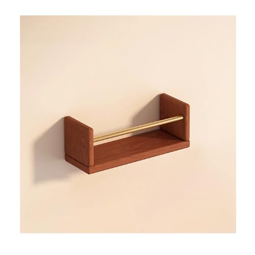 YPIOUREN Estantes Flotantes For Dormitorio, Estantes De Pared, Estantes De Madera For Pared, Repisas De Pared Dormitorio, For Cocina, Baño Y Sala De Estar(Rosewood,60 * 10.5cm/23.6 * 4.1in)