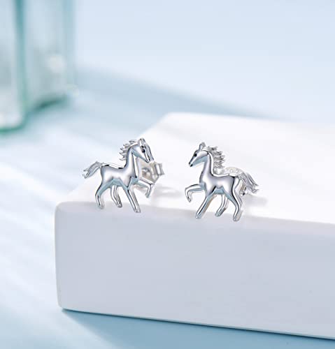 Hypoallergenic 925 Sterling Silver Animals Mushroom Stud Earrings Dog Bunny Pig Cow Otter Deer Ear Studs for Women2