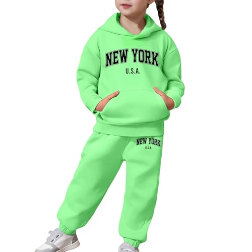 Sweat à capuche et pantalon enfant vert ensemble robuste 8 ans - 6
