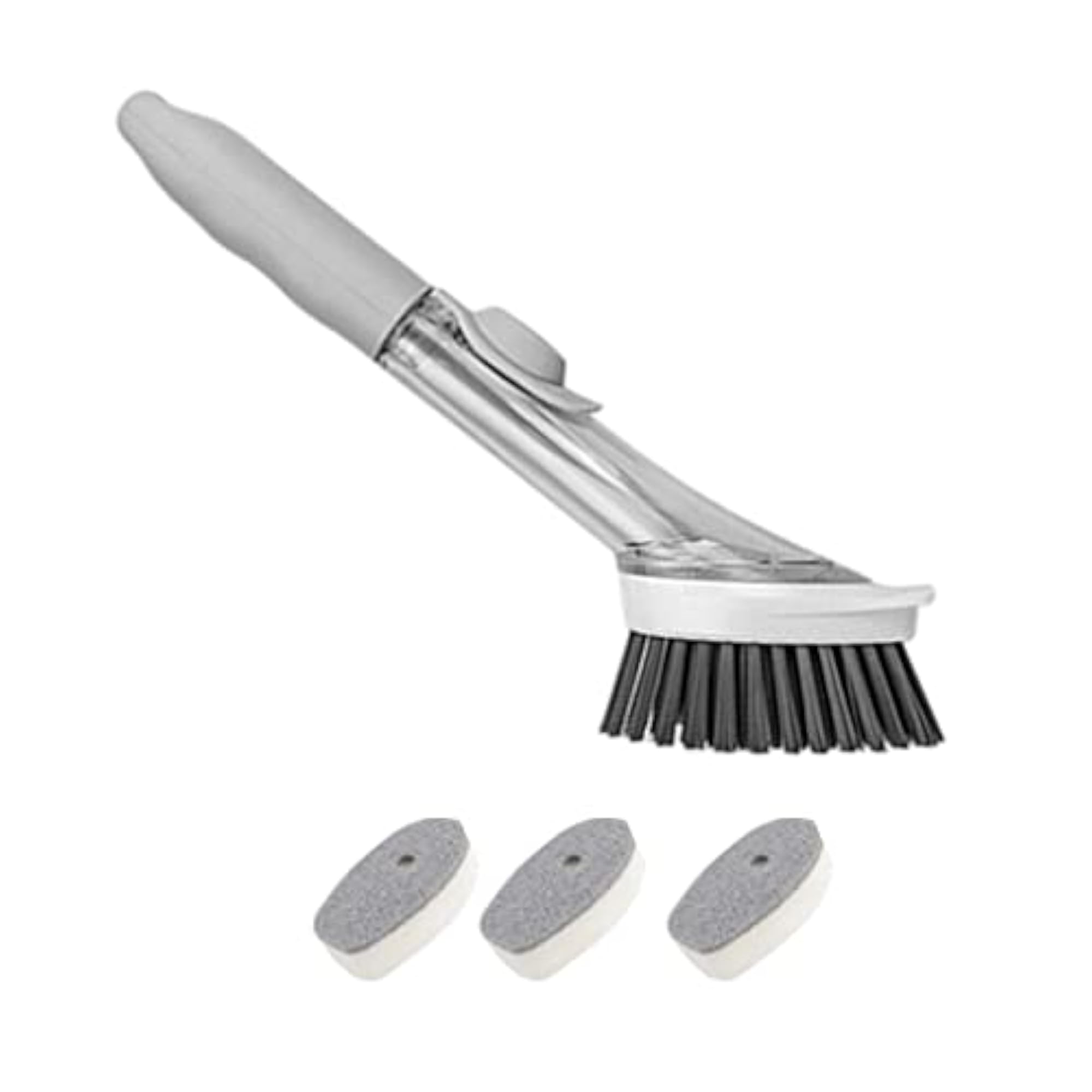 Cleaning Brush Set with Sponge Replacement Heads for Kitchen