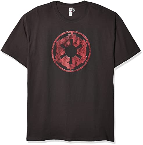 T-shirt Star Wars homme Empire Galactique col rond vêtement noir coton streetwear