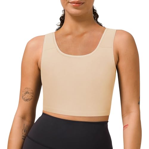 GCTBL Demi Binder de Poitrine Compression Transgender FTM Respirant Pullover Binder (K,M)