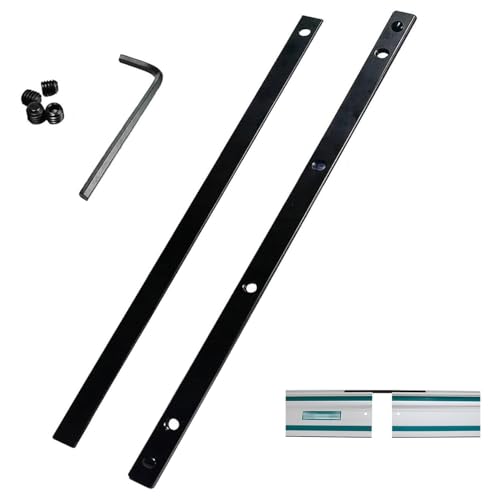 Amazleer 2 PCS Guide Rail Connector Set for Makita P-45777 Plunge Saw SP6000 198885-7, Guide Rail Connector Kit for DeWalt Guide Rail Joining Bar Connector for Festool Bosch (Rail Connector, 2, Count) 1 Amazleer 2 PCS Guide Rail Connector Set for Makita P-45777 Plunge Saw SP6000 198885-7, Guide Rail Connector Kit for DeWalt Guide Rail Joining Bar Connector for Festool Bosch (Rail Connector, 2, Count)