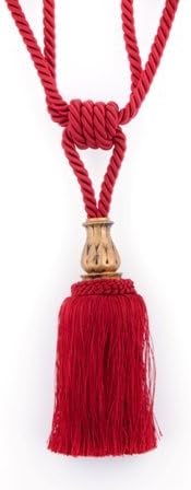 Trimland3422-10-8035 31.5 in. Elegance Single Tassel Tieback