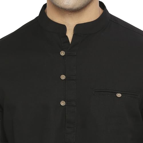 Image of Spykar Men's Slim Fit N /A Full Sleeve Solid Casual Shirts