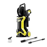 ケルヒャー(Karcher) 高圧洗浄機 K3 HR-X パワフル 持ち運びタイヤ 簡単接続 付属品充実 ハイパワーなノズル 洗車 ベランダ 花粉除去効果 黄砂 泥 (50/60Hz) 1.599-282.0