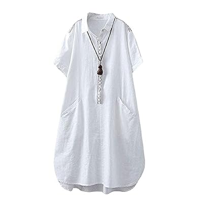 Amazon.com: White Linen Dresses