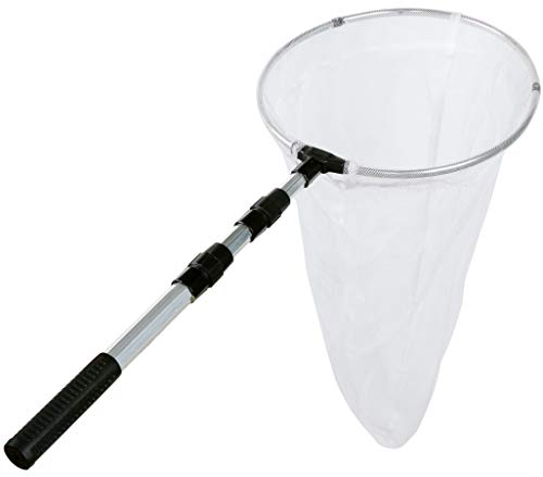 Butterfly Net with 12 Ring 24 Net Depth Handle Extends to 36 Inches (12 Ring 36 Handle)
