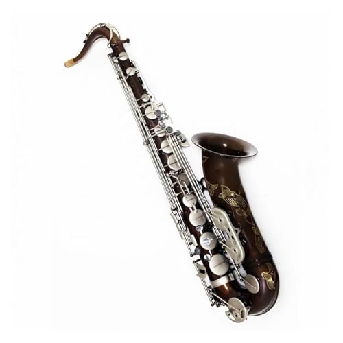 プロ仕様アルトサックス Bメジャー アルトサックス 真鍮製ニッケルメッキ ボックスマウスピース付き(4)