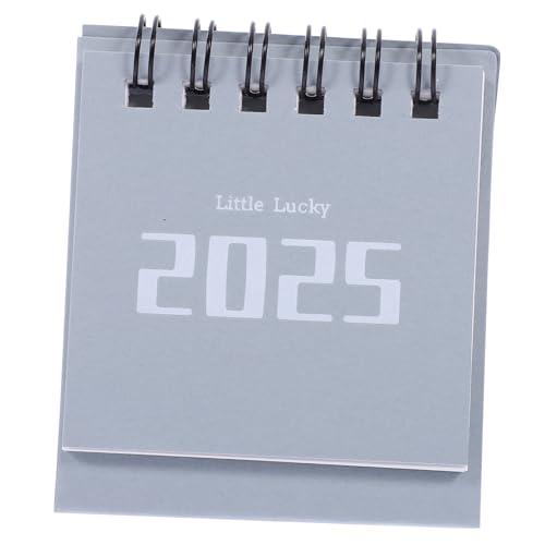 KAILIKETIY 年ミニ卓上カレンダー かわいいコンパクトデスクプランナー 長期スケジュール管理用 卓上装飾兼用 実用的でスリッシュなデスクオ