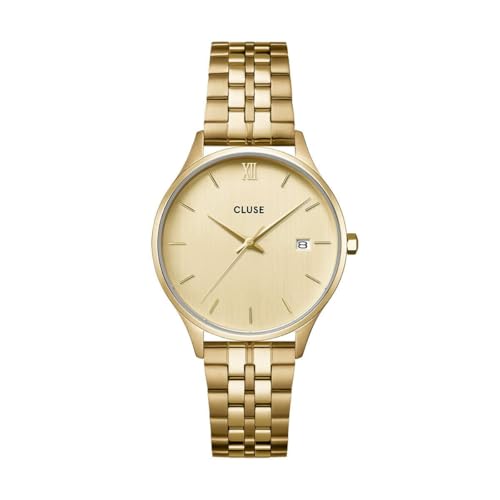 Montre pour femme dorée Cruz Minuit : finis les bijoux qui ternissent