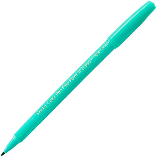 Image of Pentel Arts Color Pen, Emerald Green, Box of 12 (S360-134)