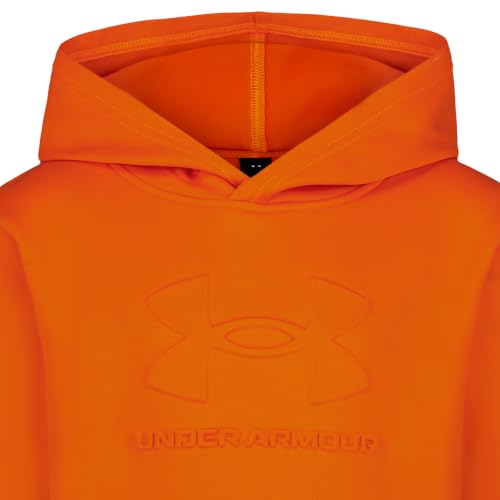 Image of Under Armour Boys' Fleece Pullover Hoodie Sweatshirt, Soft & Comfortable, Relaxed Fit