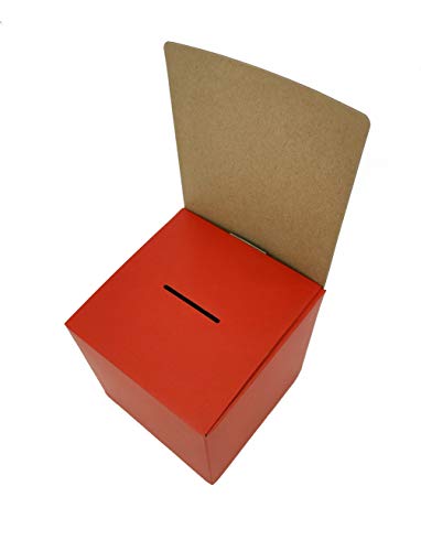 Caja pequeña roja para rifas y donaciones 10 unidades miniatura 6