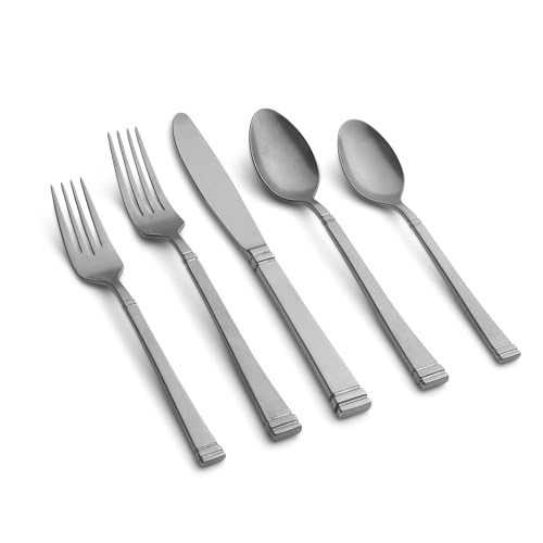 Cambridge Rumble Riley Piece Flatware Set, 20 Count