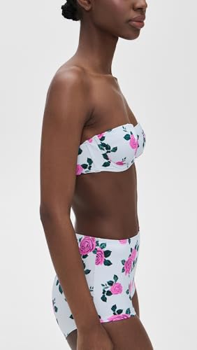 Vintage Rose001 Satin Underwire Bikini Top by good american4