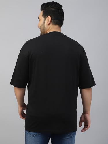 Image of Veirdo Men's Pure Cotton Half Sleeve Plus Size Printed T-Shirts, Stylish, Comfortable & Durable Cotton Tees | Sizes: S to 2XL
