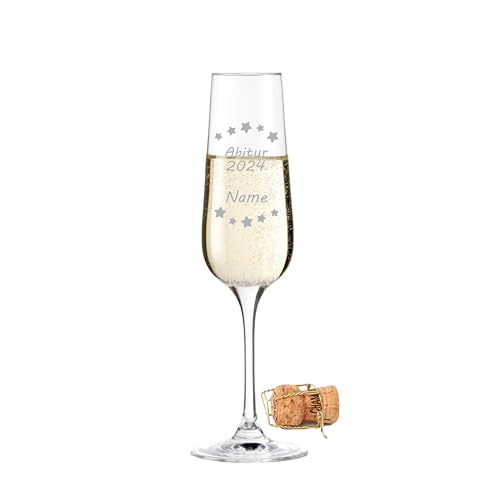 Sektglas mit Gravur
