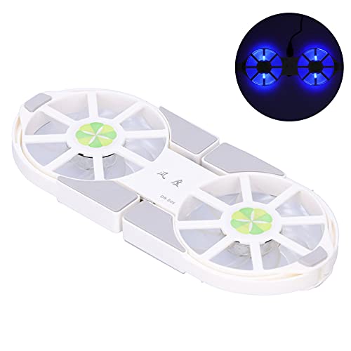 Base refrigerante plegable para laptop con 2 ventiladores miniatura 2
